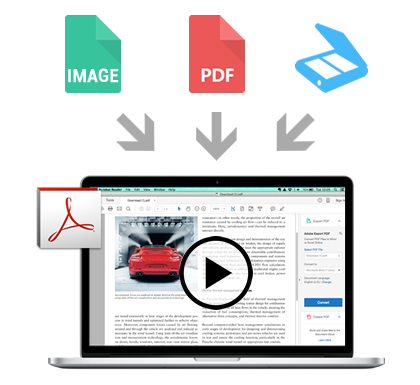 Convert documents to PDF documents