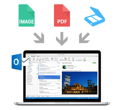 Automatisch exporteren van uw documenten naar Outlook