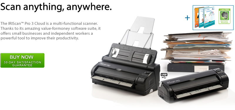 IRISCan Pro Office 3, mobile scanner