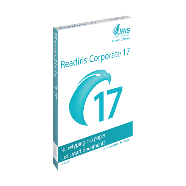 Readiris Corporate 17 Mac box
