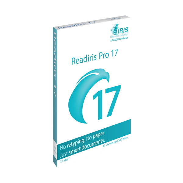 Readiris Pro 17 Mac box