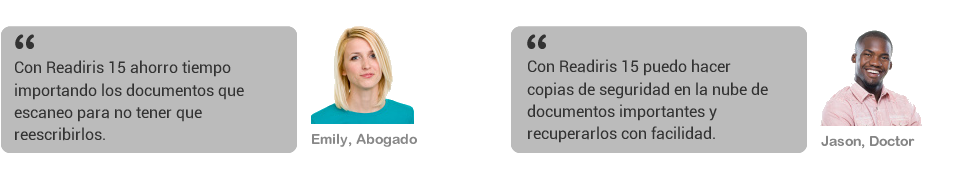 What poeple say about Readiris 15 for Mac