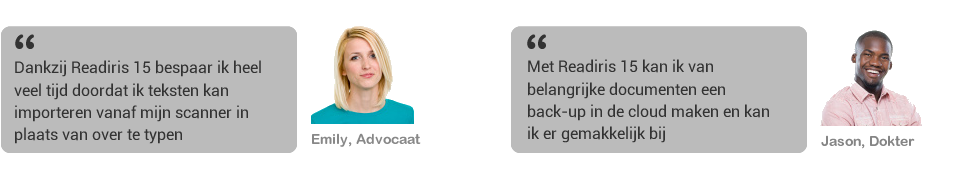 What poeple say about Readiris 15 for Mac