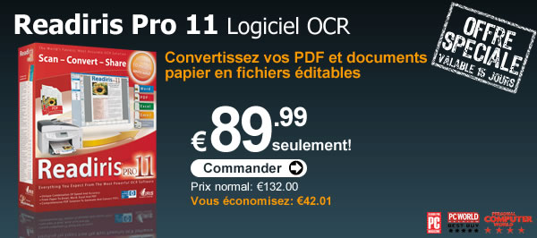 Readiris Pro 11 OCR Software