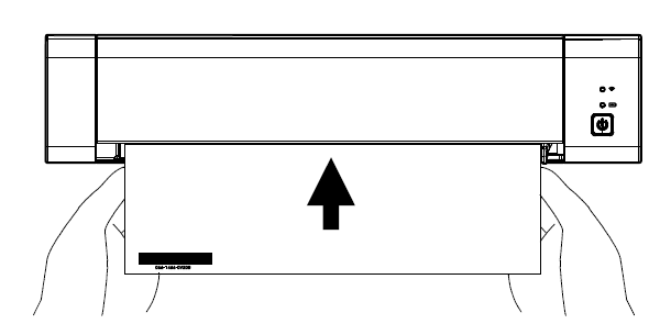 Place the calibration sheet face up.